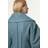 Karen Millen Textured Wool Blend Darted Rounded Sleeve Tailored Blazer - Pale Blue