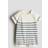 H&M Finstickad Romper - Crèmevit/Randig
