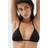 H&M Padded Triangle Bikini Top - Black