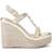 Carvela Women's Wedge Heel Sandals - Gold