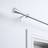 OHS Pole Extendable Finnials Trumpet End Rings Grey