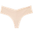 PINK No Show Thong Panty - Marzipan