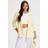 Quiz Lemon Ruched Sleeve Blazer - Yellow