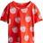 H&M Printed Jersey Top - Bright Red/Raspberries (1276711001)