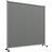 OutSunny Garden Screen with Wheels 6ft Rolling Privacy Room Divider Dark Grey