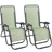 OHS Sun Lounging Garden Chairs 2-pack - Sage