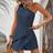 Shein Breezaya Women's Minimalist Solid Color Sleeveless Jumpsuit - Summer