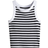 H&M Ribbed Cotton Tank Top - Weiß/Gestreift (1277134003)