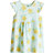 H&M Patterned Cotton Dress - Light Turquoise/Lemons (1265912012)