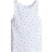 H&M Ribbed Cotton Tank Top - White/Floral (1277134006)