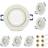 KYOTECH LED Recessed Light Mounting Frame Ceiling Flush Light ∅ 8.4cm 6pcs