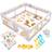 Akeraq Baby Playpen with Mattress