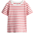 H&M Cotton T-shirt - White/Red Striped (0611503097)