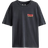 H&M Oversized Printed T-shirt - Washed Black/Pacha