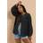 Yours Lightweight Tie Front Top - Black
