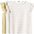 H&M Girls 3-Pack Flutter-Sleeved Tops - Yellow