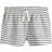 H&M Cotton Jersey Shorts - White/Black Striped (1276620005)