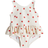 H&M Flounced Swimsuit - Cream/Strawberries (1121142005)