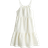H&M Jacquard Weave Tiered Dress - Natural White (1225402002)