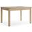 Dunelm Olney Compact 4 Seater Rectangular Oak Dining Table 90x120cm 5pcs