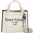 River Island Embroidered Tote Bag - Cream