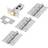 Wickes Heavy Duty Hinge & Latch Pack