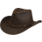 Stetson Calf Split Western Läderhatt - Brun