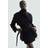 H&M Short Twill Trench Coat - Black