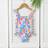 Shein Cute Girls One-Piece Ditsy Floral Adjustable Ruffle Strap - Hem
