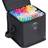 Ohuhu Dual Tip Art Markers with Carrying Bag 100-pack