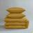 Dunelm Pure Cotton Plain Dye Duvet Cover Yellow (200x135cm)