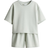 H&M Turkos 2-Delat Sweatshirtset - Ljus Dimgrön