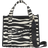 River Island Zebra Embroidered Tote Bag - Black