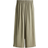 H&M Cropped Pull-On Trousers - Light Khaki Green