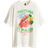 H&M Oversized Motif Detail T-shirt - White/Mattina