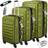 Kesser Hard Suitcase 3 delar - Khaki