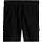 H&M Cargo Sweatshirt Shorts - Black (1179978004)