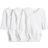 H&M 3er-Pack Langarmbodys Weiß 0-1M