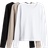 H&M Jersey Tops 3-pack - Beige/White/Black