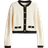 H&M Fine-Knit Cardigan - Cream/Black