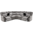 Wilko Sherford Corner Grey Sofa 271cm 5 Seater
