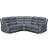 SquareBoxx Milano Grey Sofa 230cm 5 Seater