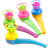 Shein 4pcs/set Random Color Inflatable Levitation Ball Creative Stress Relief Toy