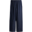 H&M Linen Drawstring Trousers - Navy Blue