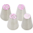 Shein 4pcs/set Stainless Steel Piping Nozzle, Silver Baking Cream Tyllset