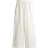 H&M Wide Linen-Blend Trousers - White