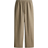 H&M Linen Blend Drawstring Trousers - Khaki Green