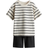 H&M Boys 2-Piece T-Shirt And Shorts Set - Grey