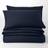 Dunelm Pure Cotton Plain Dye Duvet Cover Blue (220x260cm)