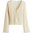 H&M Textured Jersey Top - Light Beige